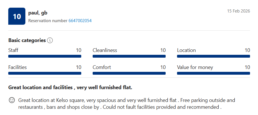 Beautiful apartment, clean, tidy and comfortable